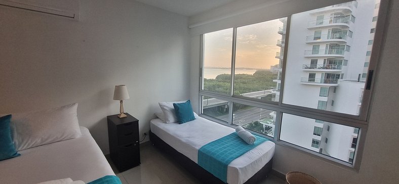 1 bedroom apartment Morros. Sea View and Beach Exit