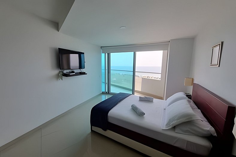 2 Bedrooms Morros. Sea view and beach access