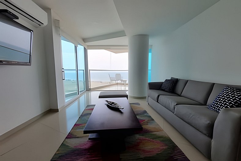 2 Bedrooms Morros. Sea view and beach access