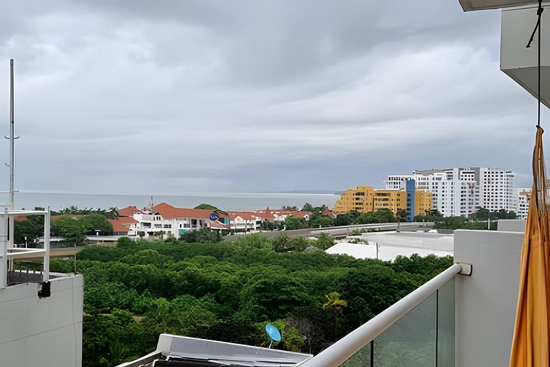 2 Dormitorios Jacuzzi y Vista Mar. Frente a playa