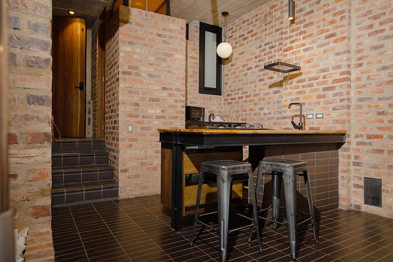 Modern exterior loft with kitchen. Bogota Center