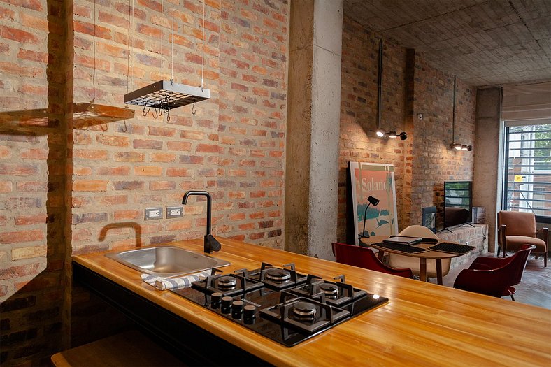 Modern exterior loft with kitchen. Bogota Center