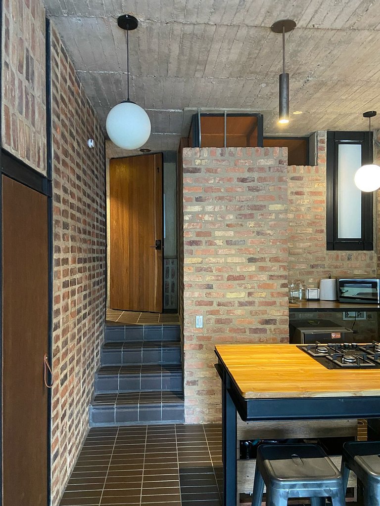 Modern Loft, exterior and kitchen. Bogota Center