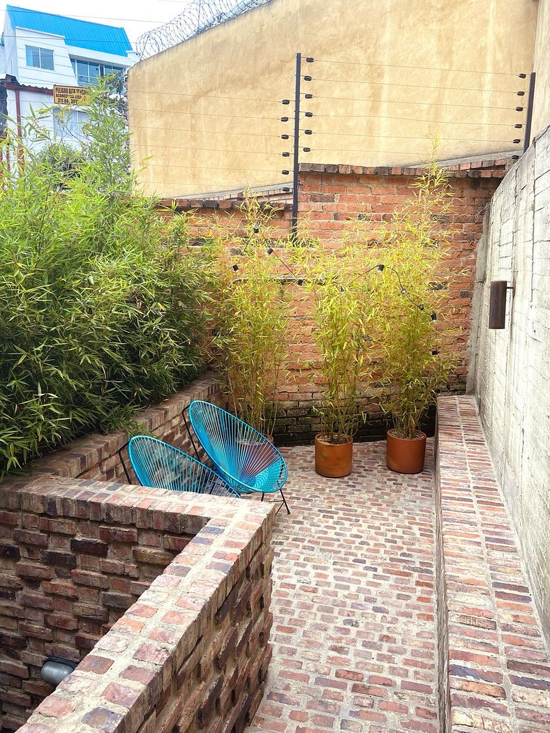 Moderno Loft con terraza y cocina. Centro Bogotá